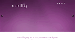 Desktop Screenshot of e-mailing.org