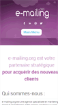 Mobile Screenshot of e-mailing.org